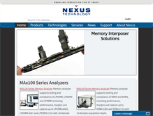 Tablet Screenshot of nexustechnology.com